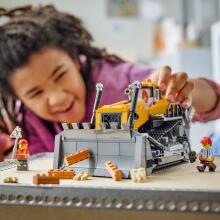 LEGO City Yellow Bulldozer with Front Loader
