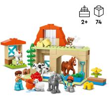 LEGO DUPLO Rūpes par dzīvniekiem fermā