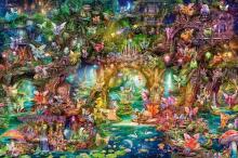 Ravensburger puzle 4000 gabali Slepenā feju dzīve