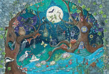 Ravensburger Wooden Puzzle 500 pc Fantasy Forest
