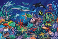 Ravensburger Wooden Puzzle 500 pc Underwater World