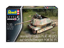 Revell Plastic Model  Marder I on FCM 36 base 1:35