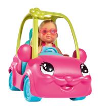 Simba lelle Evi ar jauku auto