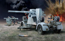 Revell Plastic Model 8,8 cm Flak 37 + Sd.Anh.202 1:72