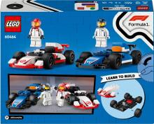 LEGO City F1 Williams Racing un Haas F1 sacīkšu automašīnas