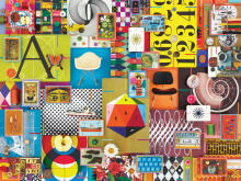 Ravensburger puzle 1500 gabali Eames Variācijas