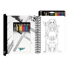 Buki Professional Studio Manga Colouring Book