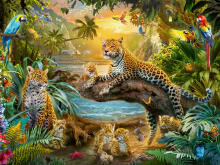 Ravensburger Puzzle 1500 pc Savannah comes to life