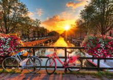 Ravensburger puzzle 1000 pc Bicycles in Amsterdam