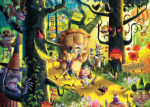 Ravensburger Puzzle 1000 pc Lions, Tigers, Bears
