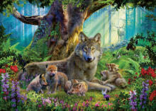 Ravensburger Puzzle 1000 pc Wolves in the Forest