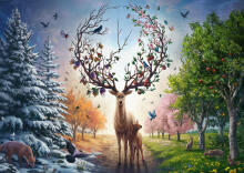 Ravensburger Puzzle 1000 Pieces: Magical Deer