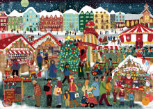 Ravensburger Puzzle 1000 pc Christmas Market 
