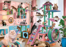 Ravensburger Puzzle 1000 pc Cat Room Paradise