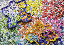 Ravensburger Puzzle 1000 pc Colourful Puzzle Pieces
