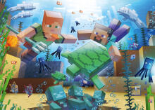 Пазл Ravensburger 1000 деталей: Мозаика Minecraft