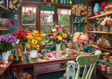Ravensburger Puzzle 1000 Pieces: The Flower Arranger's Shed