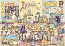 Ravensburger Puzzle 1000 Pieces: Crazy Cat's Easter