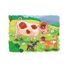 Dino Cube Puzzle 12 pc On The Farm