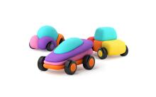 HEY CLAY modelēšanas māls Priecīgie auto ar riteņiem