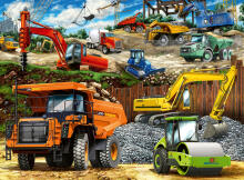 Ravensburger Puzzle 100 pc Construction Machinery