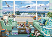 Ravensburger Puzzle 1000 pc  Beachfront Getaway 
