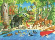 Ravensburger puzle 200 gab. Meža draugi