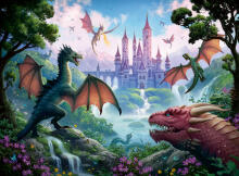 Ravensburger Puzzle 300 pc Dragons