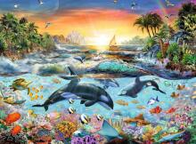 Ravensburger Puzzle 200 pc Orca Paradise