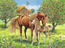 Ravensburger puzle 100 gab. zirgi