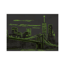 Dino Neon Puzzle 1000 pc Brooklyn Bridge
