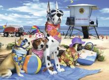 Ravensburger Puzzle 100 pc Dogs on the Beach