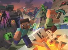 Ravensburger puzzle 100 Pc Minecraft Monsters