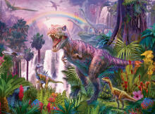 Ravensburger puzle 200 gab. Dinosauru karalis