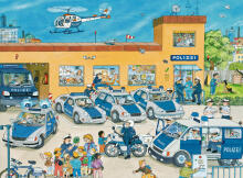 Ravensburger Puzzle 100 pc Police Station