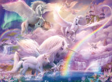 Ravensburger Puzzle 100 pc Pegasus Unicorns
