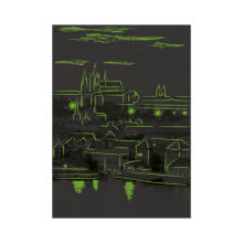 Dino Neon Puzzle 1000 pc Prague Castle
