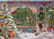 Ravensburger Puzzle 500 Pieces: The Christmas Shop