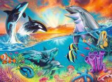 Ravensburger puzle 200 gabali Dzīve okeānā