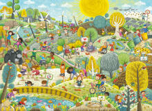 Ravensburger puzzle 200 pc Sustainable
