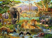 Пазл Ravensburger 200 шт. Животные саванны