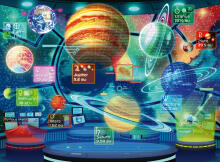 Ravensburger Puzzle 300 pc Hologram Planets
