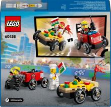 LEGO City Pizza vs. Fire Truck Race Car Pack