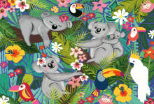 Ravensburger Puzzle 2x24 pc Koalas and Sloths