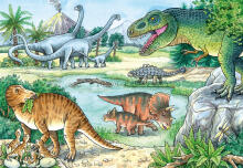 Ravensburger Puzzle 2x24 pc Dinosaurs