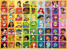 Ravensburger Puzzle 100 pc Disney multiple characters