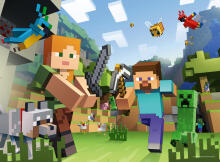 Ravensburger Puzzle 100 Pieces: Minecraft´s Steve And Alex