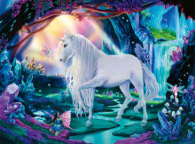 Ravensburger puzzle 300 pc Magic Forest Unicorn