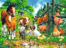 Ravensburger Puzzle 100 pc Animal Get Together