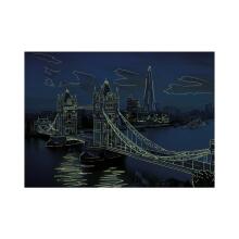 Dino Neon Puzzle 1000 Pieces: Sunset Over Tower Bridge